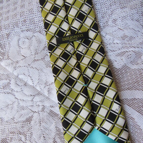 Emilio Pucci Tie,100% Silk, made in Italy - Picture 5 of 6